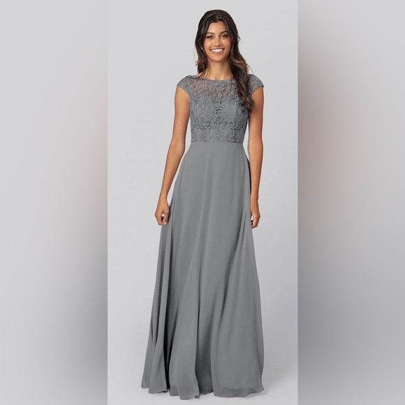 Elegant Kennedy BlueLace Evening Gown Size 8 Elegant Kennedy BlueLace Evening Gown Size 8